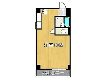 アーバンハイツ増居(ワンルーム/6階)の間取り写真