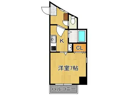 馬借タカヤコーポレーションビル(1K/2階)の間取り写真