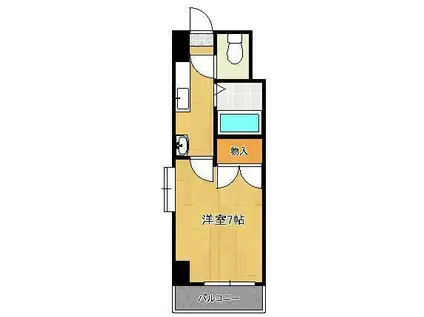 ビブレ江南(1K/8階)の間取り写真