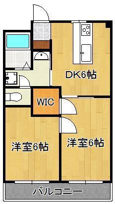 クローバージャパンビル(2DK/5階)の間取り写真