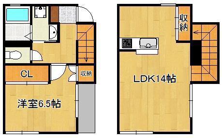 CASAMASA(1LDK/1階)の間取り写真