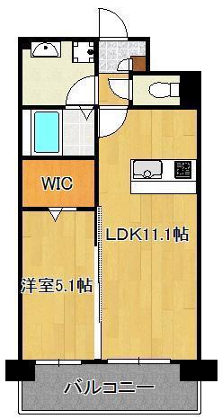 リオ ラクーコ(1LDK/3階)の間取り写真