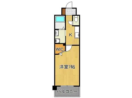 アクシオ北九州Ⅱ(1K/5階)の間取り写真