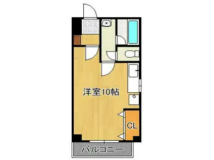 ラフォンテ門司(ワンルーム/2階)の間取り写真