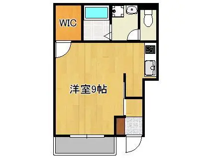 コンフォート K.S(1K/1階)の間取り写真