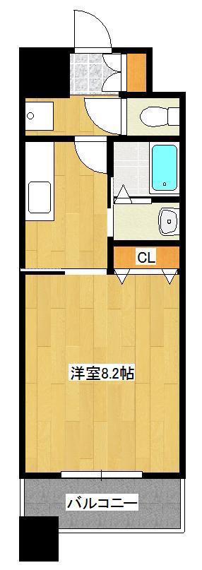 HAMIEL下曽根(1K/10階)の間取り写真