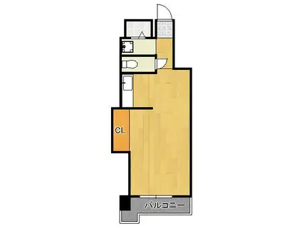 小倉第二鳳城ビル(ワンルーム/4階)の間取り写真
