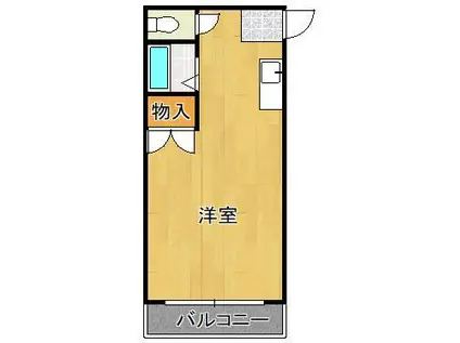 ラ・センチュリー小倉南(ワンルーム/4階)の間取り写真