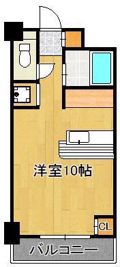 SSIビル(ワンルーム/7階)の間取り写真