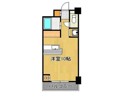 SSIビル(ワンルーム/6階)の間取り写真