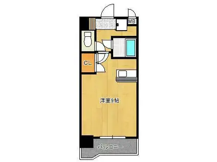 プレアール北方(ワンルーム/5階)の間取り写真