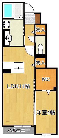 G-STYLE(1LDK/1階)の間取り写真
