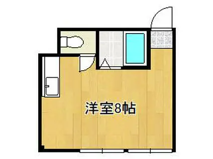 コーポ石田(ワンルーム/3階)の間取り写真