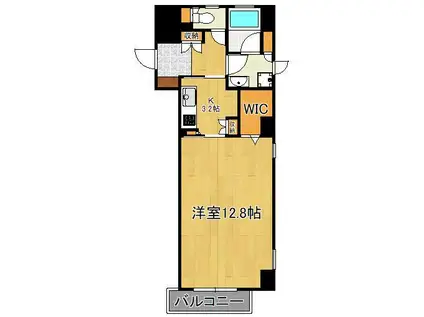 アネシス片野(1K/5階)の間取り写真