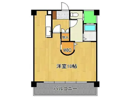 サンシャイン妙見表参道(ワンルーム/7階)の間取り写真