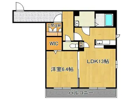 ブライト・グッド・メゾン明和(1LDK/2階)の間取り写真