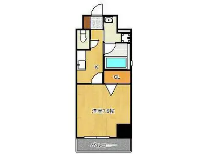 内山神岳ビル(1K/5階)の間取り写真