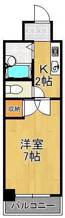 パノラマプラザ(1K/5階)の間取り写真
