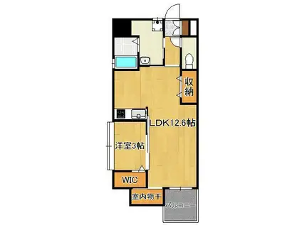 ダ・ヴィンチ(1LDK/5階)の間取り写真