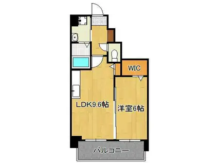 アースコートY`Sシティ西神原(1LDK/7階)の間取り写真