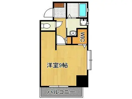 ラグーナ黒崎(ワンルーム/6階)の間取り写真