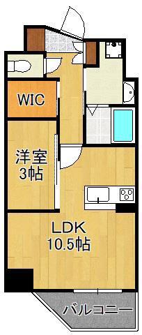 LEGEND黒崎Ⅱ(1LDK/5階)の間取り写真