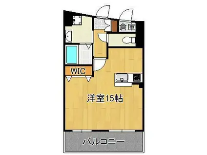 LEGEND黒崎Ⅱ(ワンルーム/5階)の間取り写真