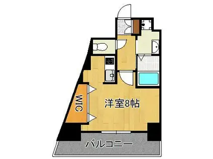 LEGEND黒崎Ⅱ(ワンルーム/10階)の間取り写真