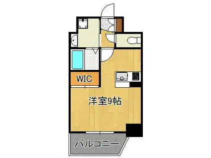 LEGEND黒崎Ⅱ(ワンルーム/5階)の間取り写真