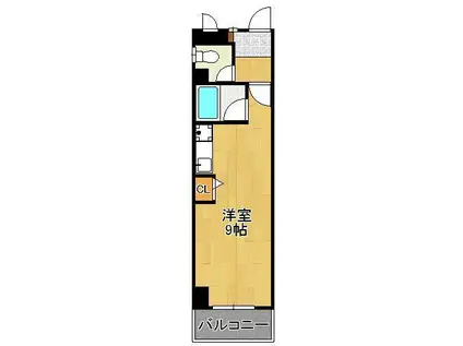 第14共立ビル(ワンルーム/3階)の間取り写真