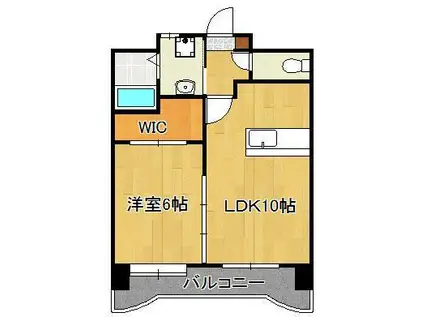 アンテスⅡ(1LDK/3階)の間取り写真