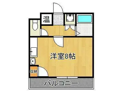 シティライフ新池(ワンルーム/1階)の間取り写真