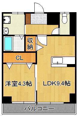 SOL DIAS (1LDK/5階)の間取り写真