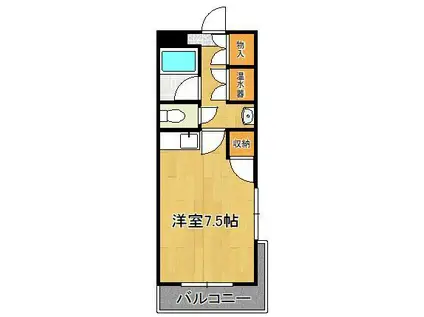 AC戸畑(1K/2階)の間取り写真