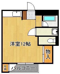 シェリール井堀通(ワンルーム/5階)の間取り写真