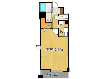 ユーフォリウム・マタマ(1K/6階)の間取り写真