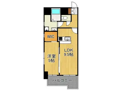 メゾン・ド・プレシューズ(1LDK/7階)の間取り写真