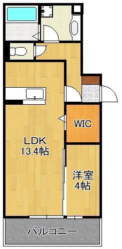 LIEU DE REPOS(1LDK/3階)の間取り写真
