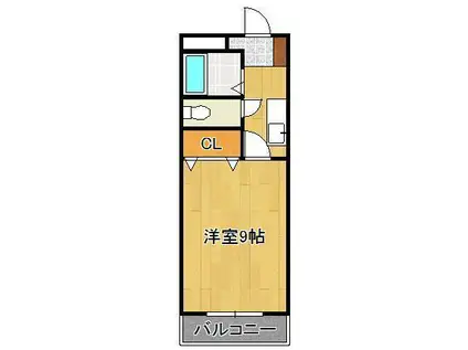 REXVALLEY(1K/2階)の間取り写真