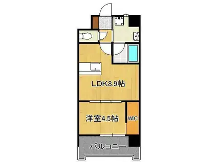APARTMENT3771(1LDK/4階)の間取り写真