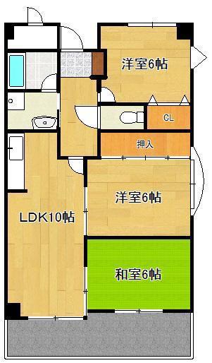 ハーモナイズ361(3LDK/3階)の間取り写真