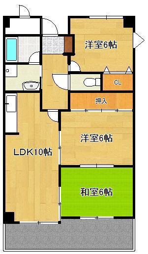 ハーモナイズ361(3LDK/5階)の間取り写真
