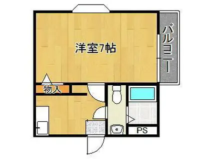 ル・グラン三ヶ森(1K/3階)の間取り写真