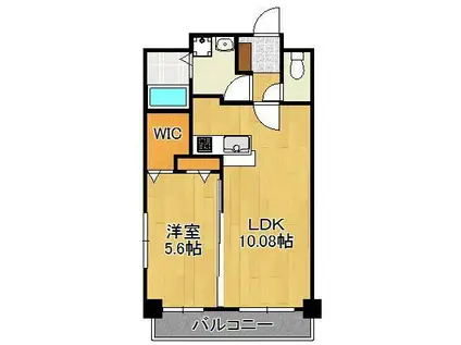 ハーモニック・プラネット(1SLDK/5階)の間取り写真