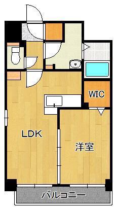 B REGIS(1LDK/8階)の間取り写真