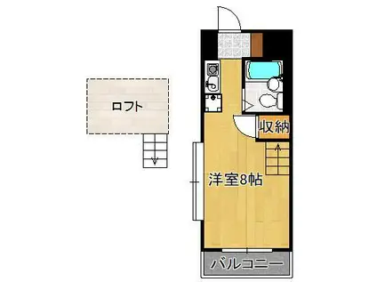 サニーベール日吉台(ワンルーム/3階)の間取り写真