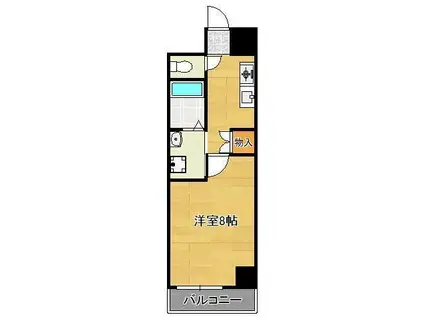 エクセレント藤(1K/1階)の間取り写真