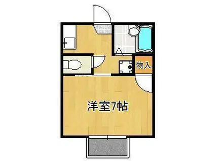 サンペックVAN(1K/2階)の間取り写真