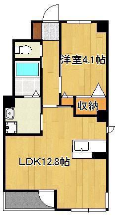 NEVER CHANGE(1LDK/3階)の間取り写真