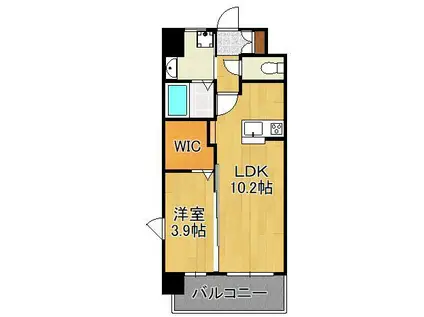 LE CHARME INFINI(1LDK/5階)の間取り写真